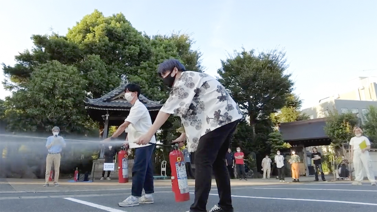 4年ぶりに学校全体避難訓練を実施