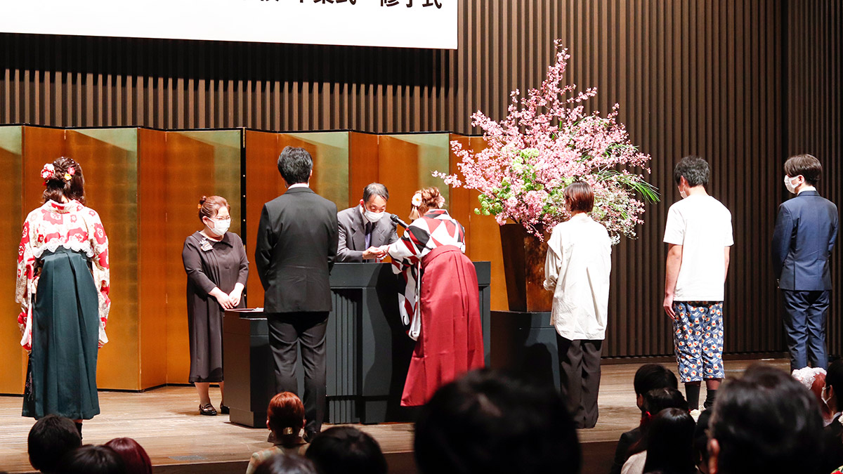 2022年度卒業式・修了式を開催